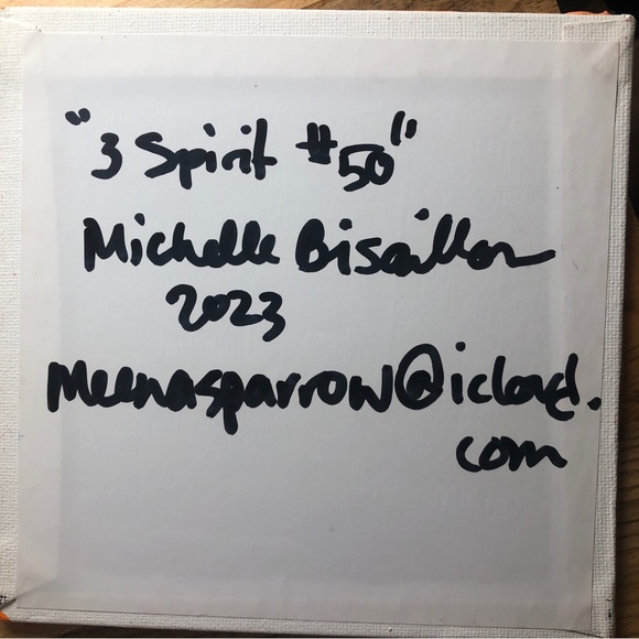 Original artwork 6x6” acrylic paint on canvas board signed by the artist, me! - Picture 2 of 3